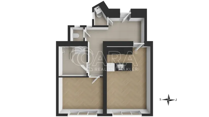 Pronájem bytu 2+kk, Praha - Staré Město, Kaprova, 62 m2