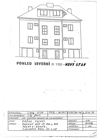 Prodej činžovního domu, Praha - Braník, U družstva Práce, 230 m2