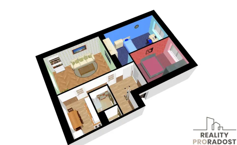 Pronájem bytu 3+1, Kněžpole, 67 m2