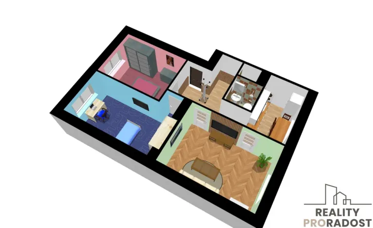 Pronájem bytu 3+1, Kněžpole, 67 m2