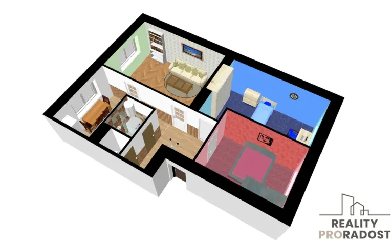 Pronájem bytu 3+1, Kněžpole, 67 m2