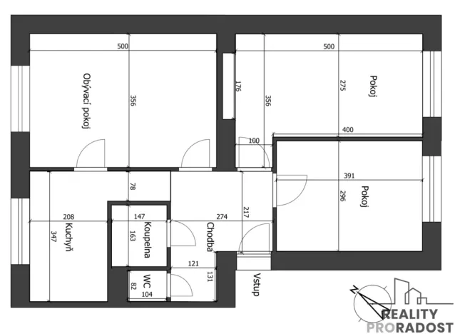 Pronájem bytu 3+1, Kněžpole, 67 m2