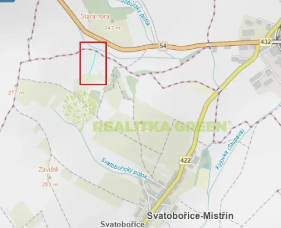 Prodej pole, Svatobořice-Mistřín, Hlavní, 8725 m2