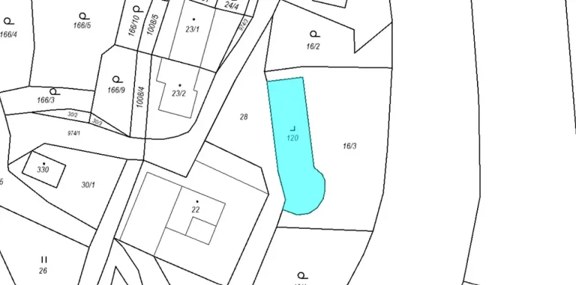 Dražba pozemku, Krasíkov, 328 m2