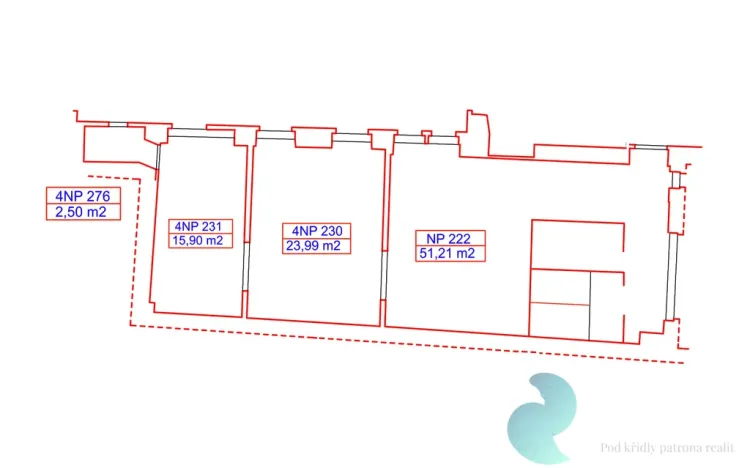 Pronájem kanceláře, Praha, Opletalova, 94 m2