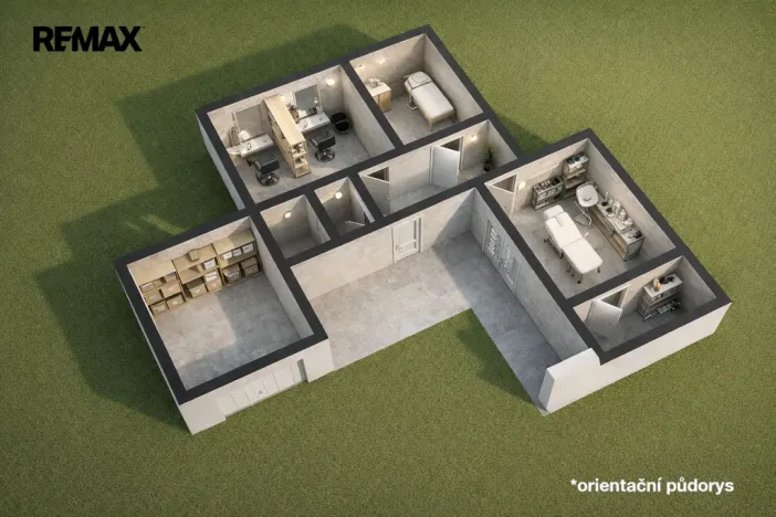 Pronájem obchodního prostoru, Velká Bystřice, Nádražní I, 75 m2