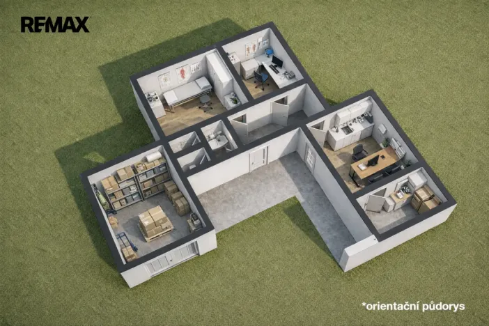 Pronájem obchodního prostoru, Velká Bystřice, Nádražní I, 75 m2