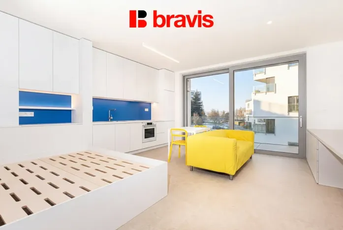 Pronájem bytu 1+kk, Brno - Pisárky, Vinařská, 33 m2