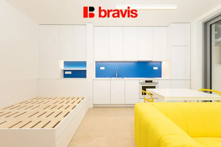 Pronájem bytu 1+kk, Brno - Pisárky, Vinařská, 33 m2