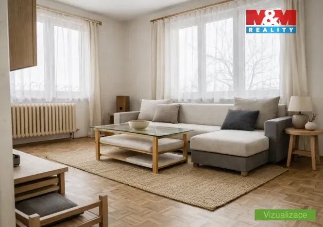 Prodej bytu 2+1, Pardubice - Zelené Předměstí, S. K. Neumanna, 53 m2