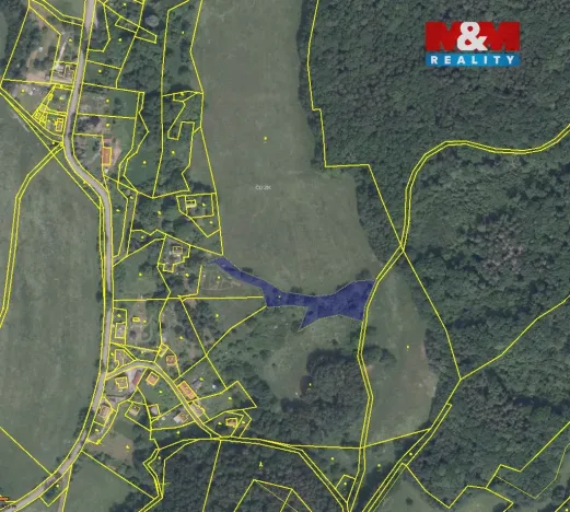 Prodej louky, Žandov - Radeč, 3251 m2