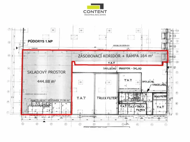 Pronájem výrobních prostor, Ostrava - Přívoz, Palackého, 609 m2