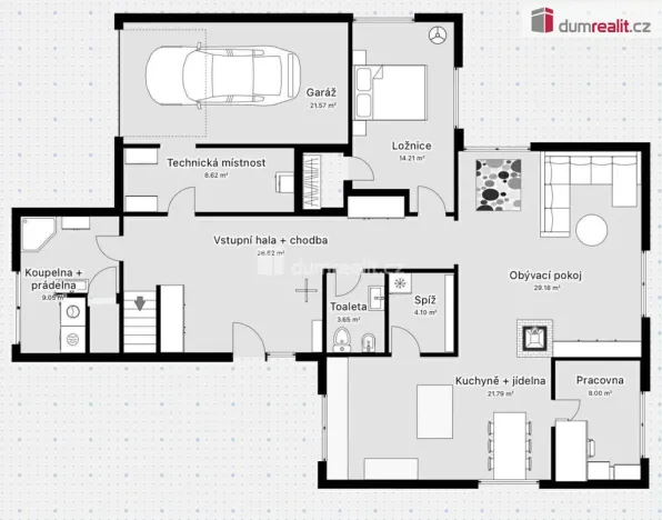 Prodej rodinného domu, Horky nad Jizerou, 208 m2