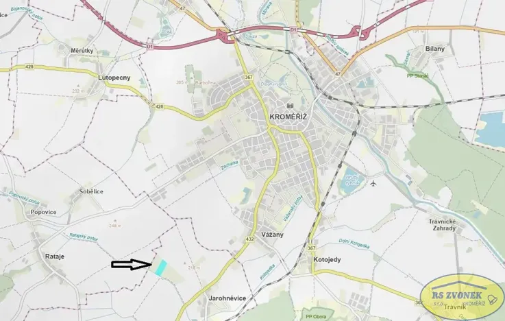 Prodej zahrady, Jarohněvice, 28236 m2