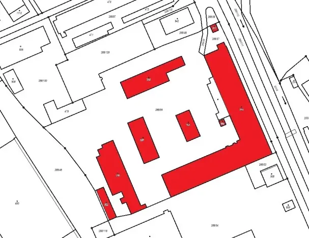 Dražba skladu, Pardubice, 5239 m2