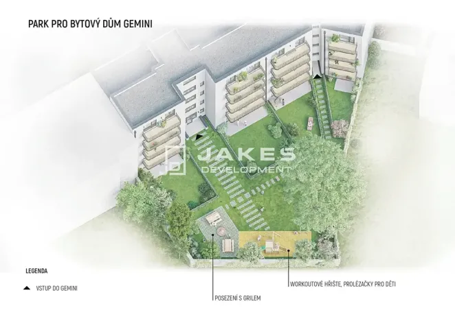 Pronájem bytu 2+kk, Kolín, Zengrova, 45 m2