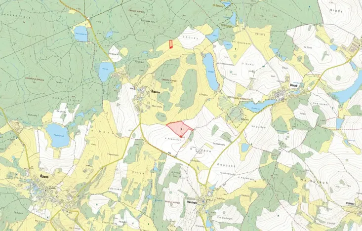 Prodej pole, Řídelov, 46911 m2