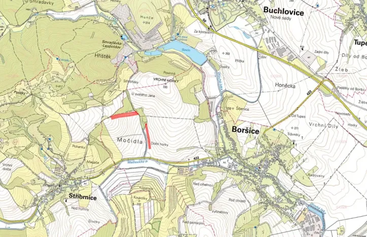 Prodej pole, Boršice, 7194 m2