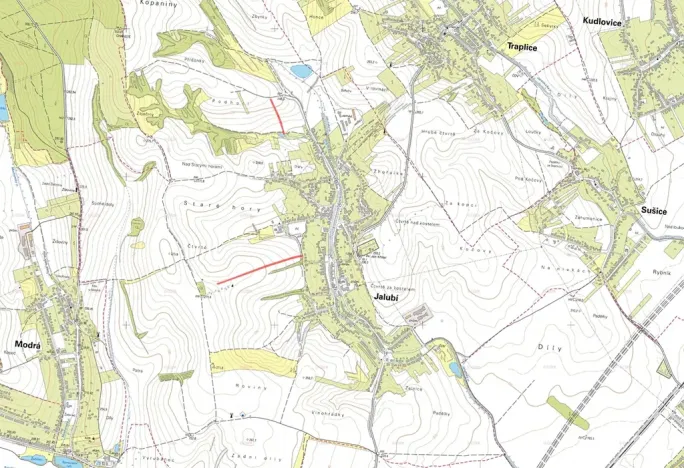 Prodej pole, Jalubí, 3737 m2