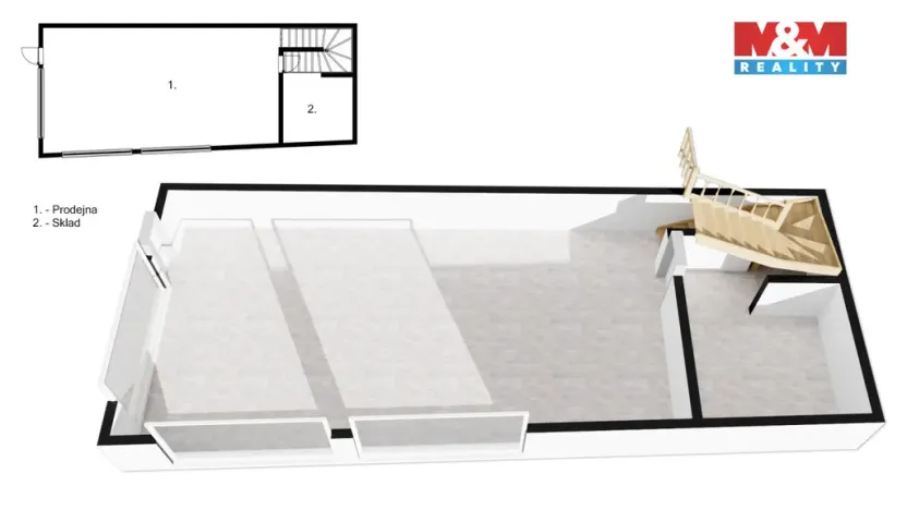 Pronájem obchodního prostoru, Liberec - Liberec II-Nové Město, Truhlářská, 95 m2