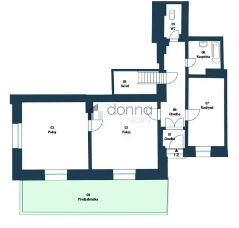 Prodej bytu 2+1, Praha, U Pekáren, 91 m2