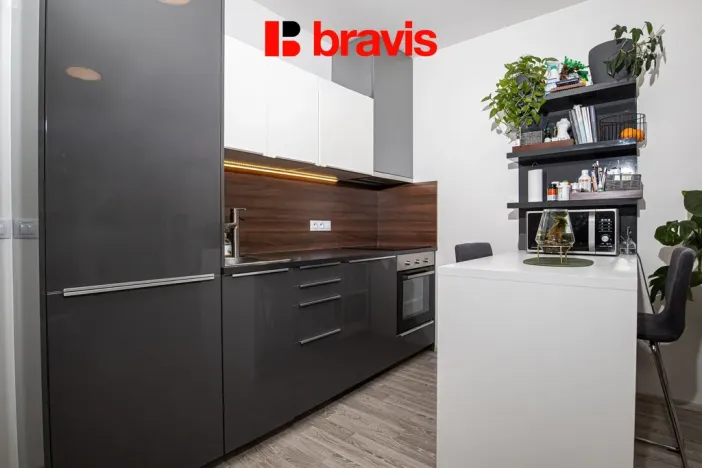 Pronájem bytu 2+kk, Brno - Bystrc, Markůvky, 43 m2