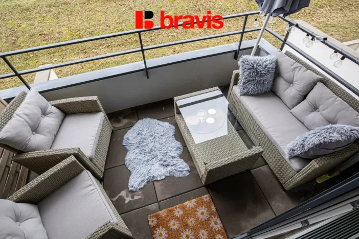 Pronájem bytu 2+kk, Brno - Bystrc, Markůvky, 43 m2