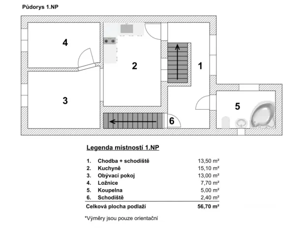 Prodej rodinného domu, Brno - Líšeň, Kostelíček, 184 m2