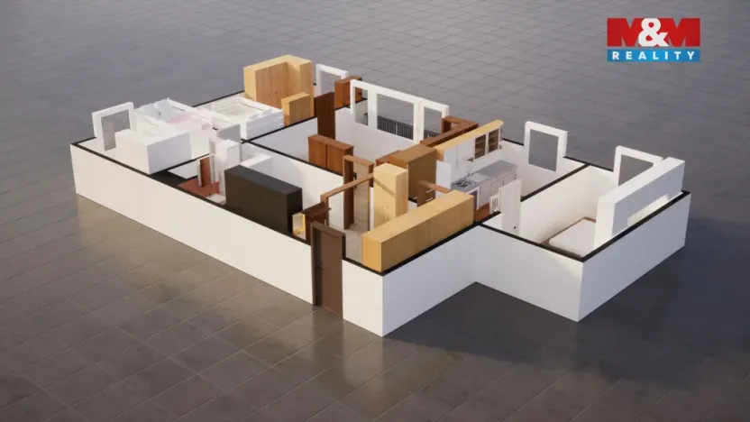 Prodej bytu 4+1, Ústí nad Labem - Bukov, Vinařská, 83 m2