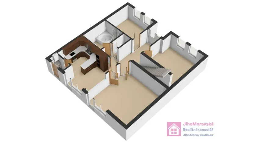 Prodej rodinného domu, Břeclav - Poštorná, Julia Fučíka, 275 m2