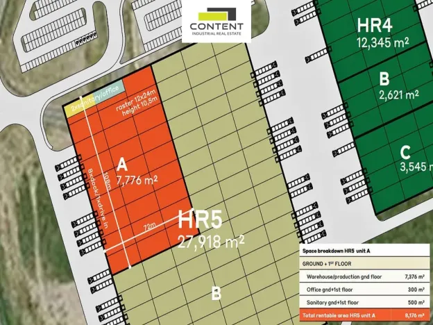Pronájem skladu, Hranice - Hranice IV-Drahotuše, Olomoucká, 7776 m2