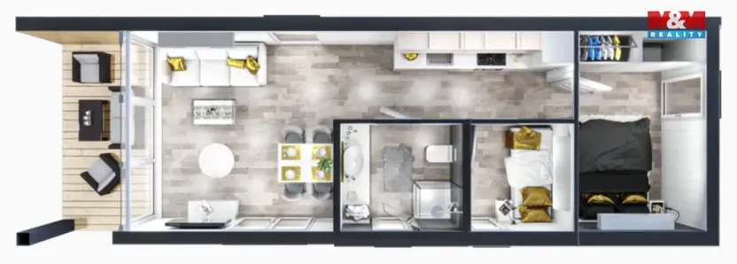 Prodej mobilheimu, Smiřice, 43 m2