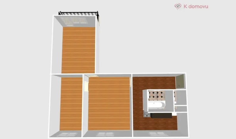 Pronájem bytu 3+1, Přerov - Přerov I-Město, Optiky, 66 m2