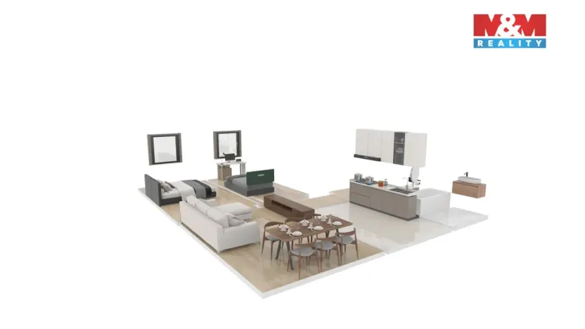 Prodej bytu 3+1, Srby, 72 m2