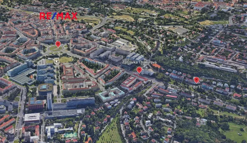 Pronájem bytu 1+kk, Praha - Dejvice, Velvarská, 44 m2