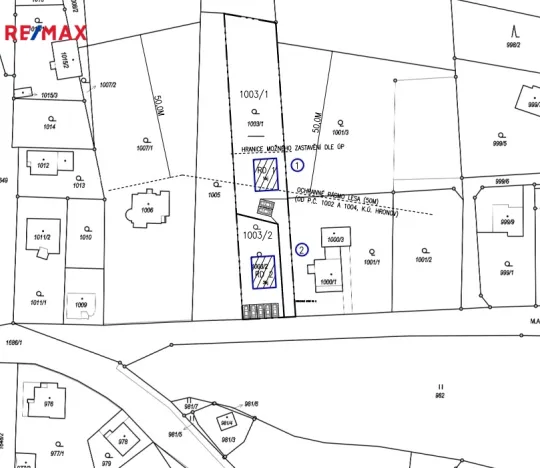 Prodej pozemku pro bydlení, Hronov, Mikoláše Alše, 1868 m2