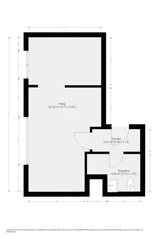 Pronájem bytu 2+kk, Brno, Jižní, 36 m2