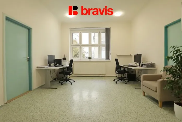 Pronájem kanceláře, Brno - Veveří, Lidická, 120 m2