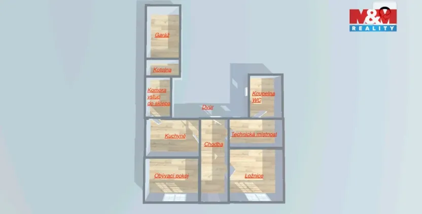 Prodej rodinného domu, Velký Osek, Politických vězňů, 85 m2