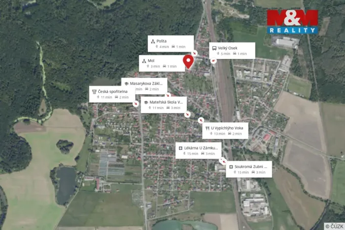 Prodej rodinného domu, Velký Osek, Politických vězňů, 85 m2