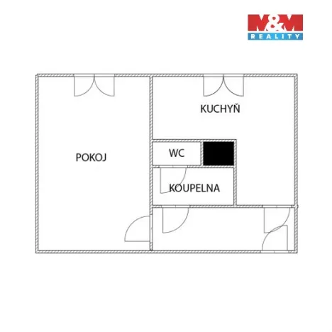 Pronájem bytu 1+1, Český Těšín, Okružní, 40 m2