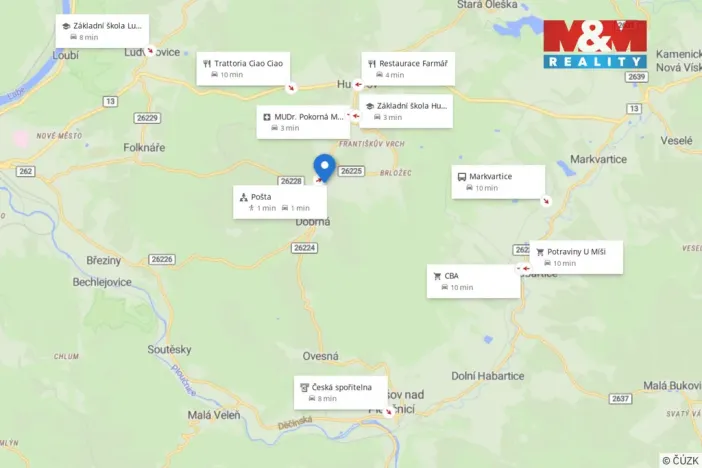 Prodej pozemku pro bydlení, Dobrná, 1037 m2