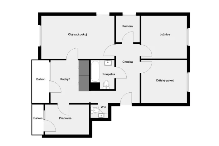 Prodej bytu 4+1, Ratiboř, 82 m2