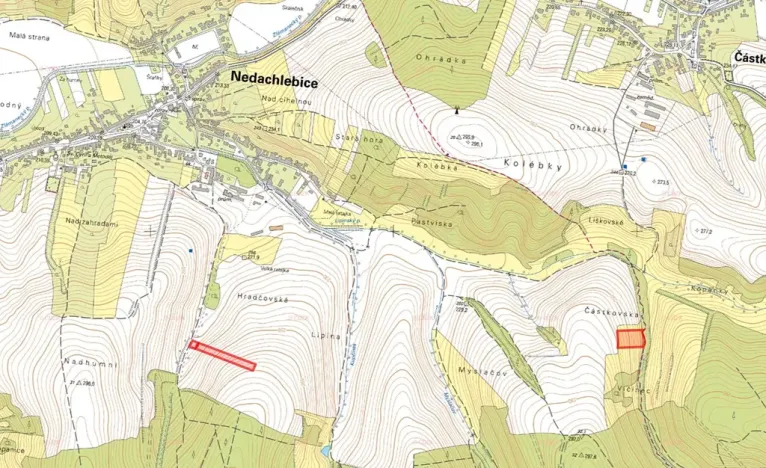 Prodej louky, Nedachlebice, 16411 m2