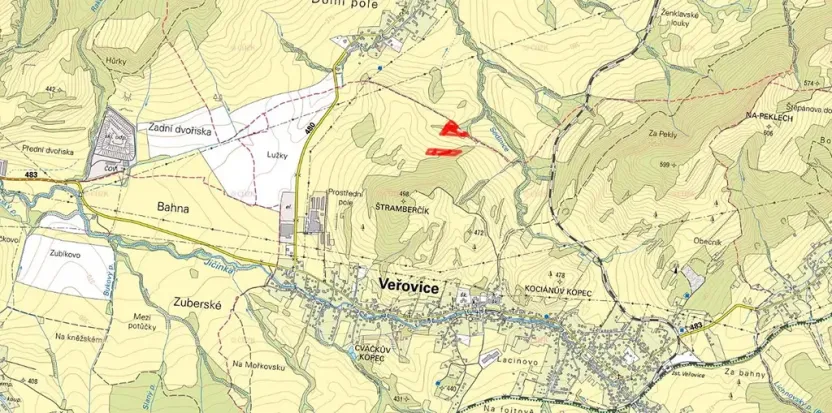 Prodej louky, Veřovice, 14613 m2