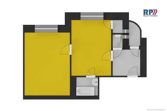 Pronájem bytu 1+1, Praha - Dejvice, Jugoslávských partyzánů, 45 m2