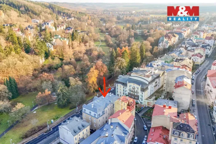 Prodej atypického bytu, Mariánské Lázně, Lidická, 102 m2