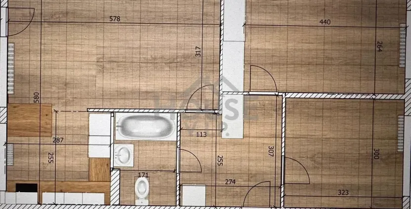 Pronájem bytu 3+kk, Praha - Krč, Horáčkova, 68 m2