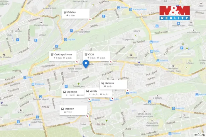 Prodej obchodního prostoru, Praha - Žižkov, Biskupcova, 54 m2