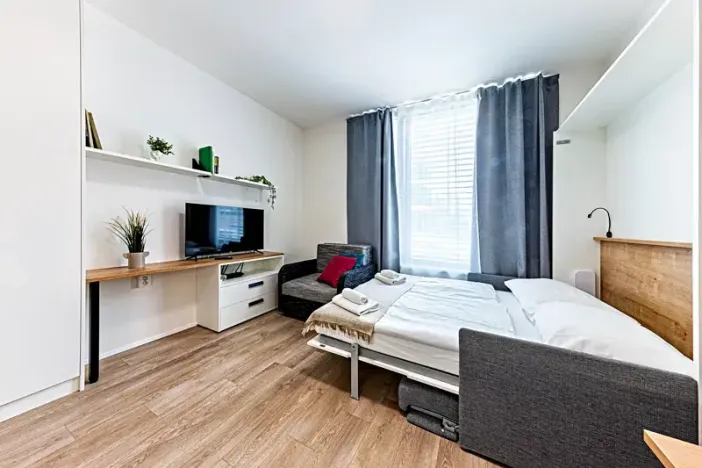 Prodej bytu 1+kk, Praha - Smíchov, Plzeňská, 28 m2